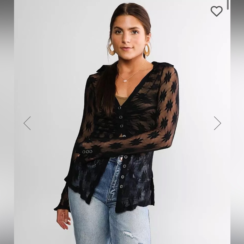 Free People lace blouse (S) - Picture 4 of 15